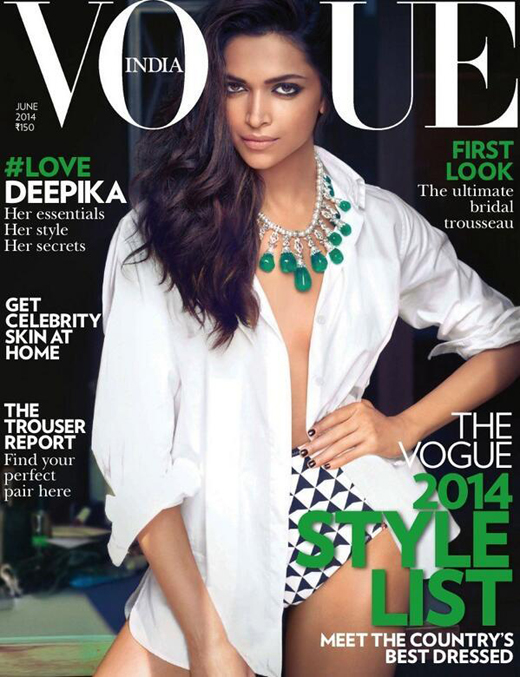 Deepika Padukone goes bold on the Vogue